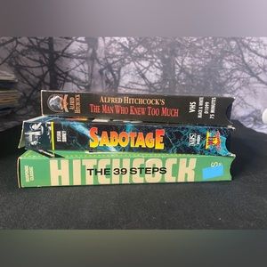 Alfred Hitchcock VHS Triple Feature